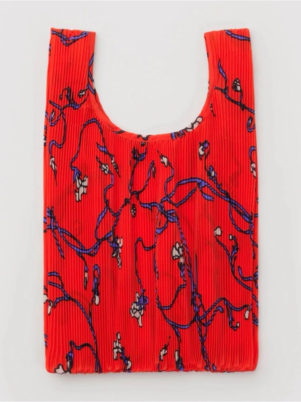 BAGGU: Pleated Baby Reusable “Red Snapdragon”🐉